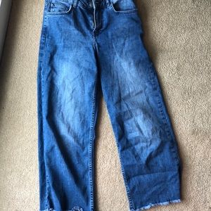 Wide leg jeans